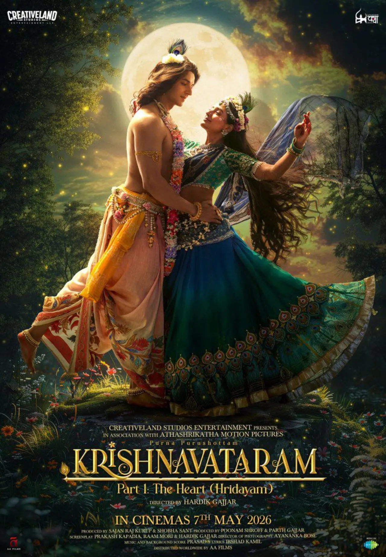 Krishnavataram Part 1: Hridayam (May 7)
It brings the story of Lord Krishna to the big screen through a visually striking mythological drama, elevated by extraordinary music and grand storytelling.&nbsp;